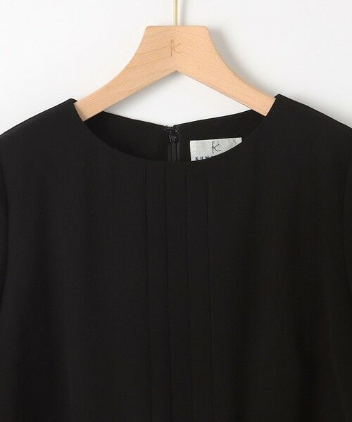 BLACK FORMAL / ブラックフォーマル セットアップ | 【洗える】ウォッシャブルストレッチバックサテン ジャケット＋ワンピース | 詳細27