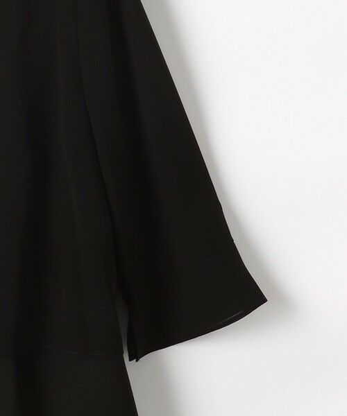 BLACK FORMAL / ブラックフォーマル セットアップ | 【洗える】ウォッシャブルストレッチバックサテン ジャケット＋ワンピース | 詳細28