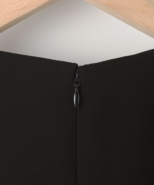 BLACK FORMAL / ブラックフォーマル セットアップ | 【洗える】ウォッシャブルストレッチバックサテン ジャケット＋ワンピース | 詳細30