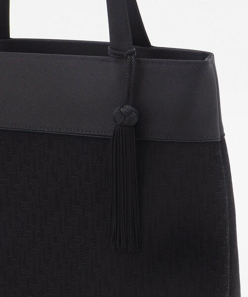 BLACK FORMAL / ブラックフォーマル その他小物 | 【日本製】米沢織 あおり式トート | 詳細9