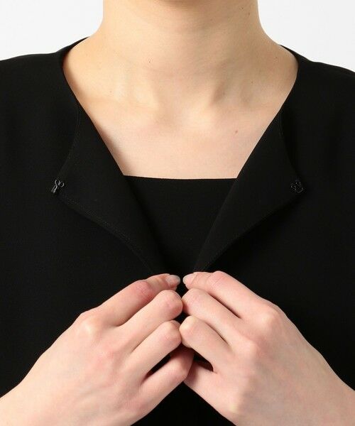 BLACK FORMAL / ブラックフォーマル ドレス | 【洗える】セオアルファバラシャ ウォッシャブル ワンピース | 詳細9