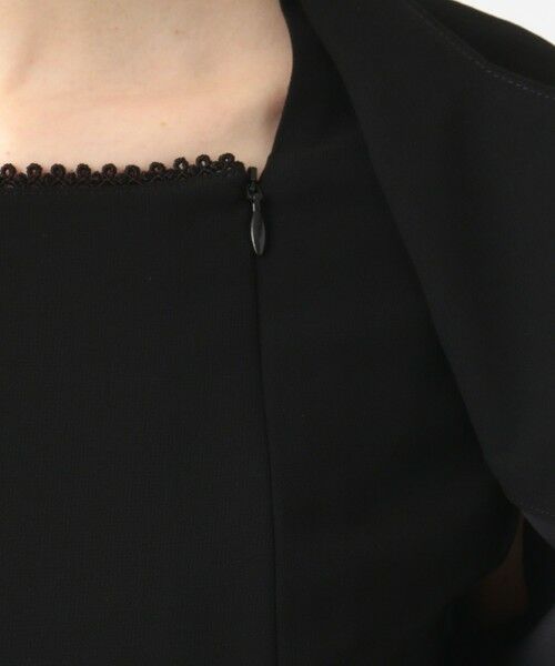 BLACK FORMAL / ブラックフォーマル ドレス | 【洗える/着心地楽々】セオプラスエス ウォッシャブル ワンピース | 詳細12