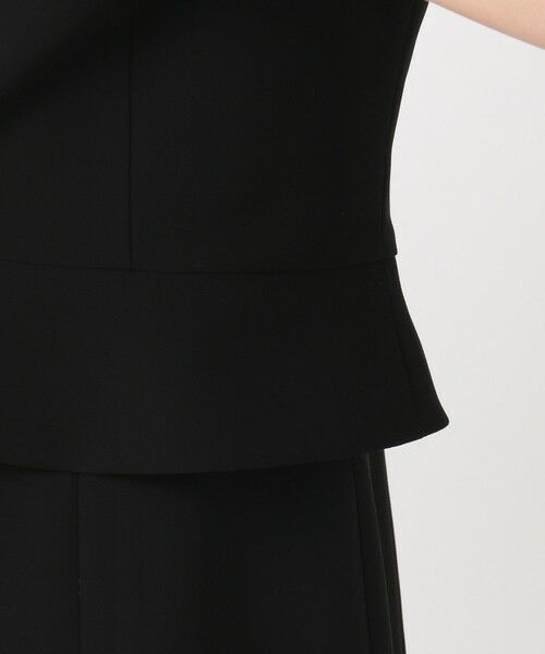 BLACK FORMAL / ブラックフォーマル ドレス | 【洗える/着心地楽々】セオプラスエス ウォッシャブル ワンピース | 詳細16