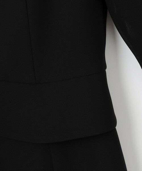 BLACK FORMAL / ブラックフォーマル ドレス | 【洗える/着心地楽々】セオプラスエス ウォッシャブル ワンピース | 詳細24