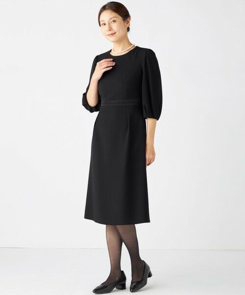 BLACK FORMAL / ブラックフォーマル その他トップス | 【ストレッチ/オールシーズン対応】ペプラムミニグログラン ジャケット＋ワンピース | 詳細10