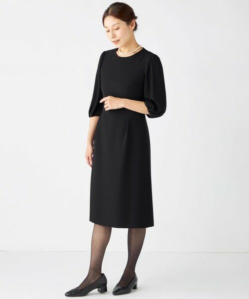 BLACK FORMAL / ブラックフォーマル その他トップス | 【ストレッチ/オールシーズン対応】ペプラムミニグログラン ジャケット＋ワンピース | 詳細13