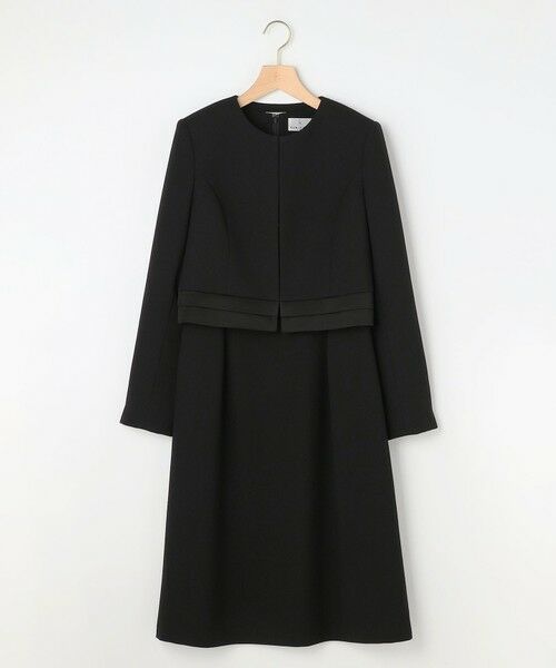 BLACK FORMAL / ブラックフォーマル その他トップス | 【ストレッチ/オールシーズン対応】ペプラムミニグログラン ジャケット＋ワンピース | 詳細14