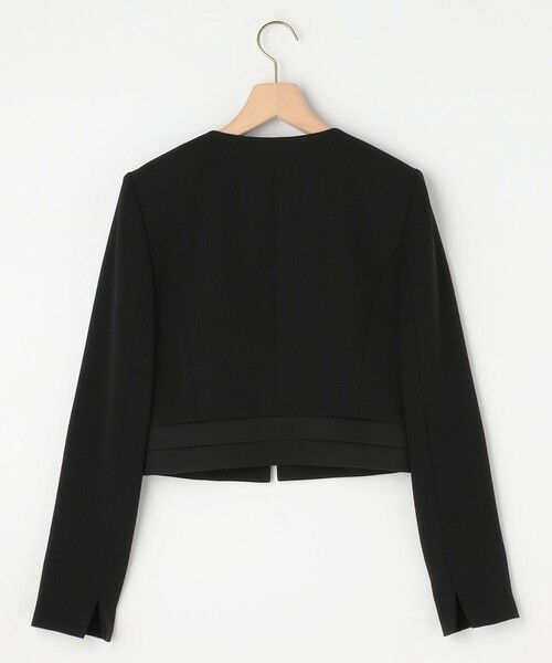 BLACK FORMAL / ブラックフォーマル その他トップス | 【ストレッチ/オールシーズン対応】ペプラムミニグログラン ジャケット＋ワンピース | 詳細24