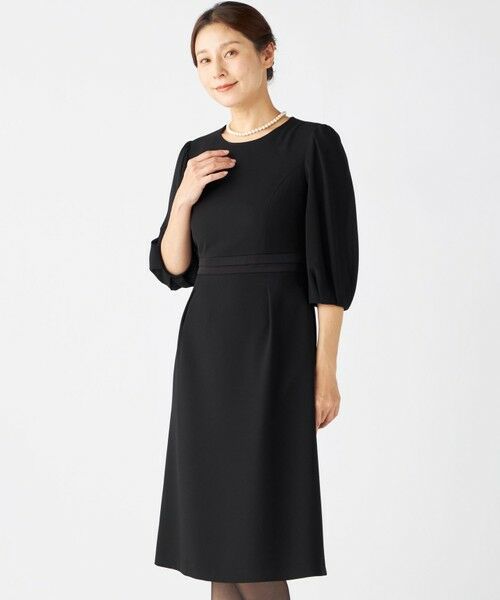 BLACK FORMAL / ブラックフォーマル その他トップス | 【ストレッチ/オールシーズン対応】ペプラムミニグログラン ジャケット＋ワンピース | 詳細7