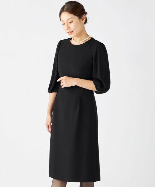 BLACK FORMAL / ブラックフォーマル その他トップス | 【ストレッチ/オールシーズン対応】ペプラムミニグログラン ジャケット＋ワンピース | 詳細8