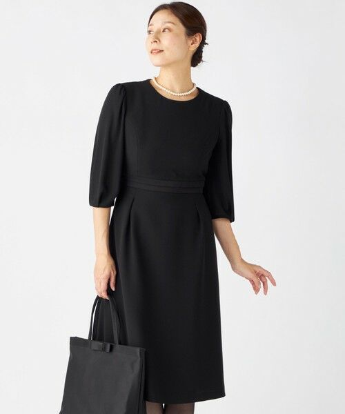 BLACK FORMAL / ブラックフォーマル その他トップス | 【ストレッチ/オールシーズン対応】ペプラムミニグログラン ジャケット＋ワンピース | 詳細9