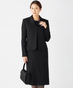 BLACK FORMAL / ブラックフォーマル セットアップ | 【高級トリアセテート素材】レベッカBSジョーゼット ジャケット+ワンピース