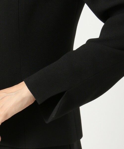 BLACK FORMAL / ブラックフォーマル セットアップ | 【高級トリアセテート素材】レベッカBSジョーゼット ジャケット+ワンピース | 詳細26