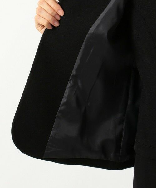 BLACK FORMAL / ブラックフォーマル セットアップ | 【高級トリアセテート素材】レベッカBSジョーゼット ジャケット+ワンピース | 詳細30