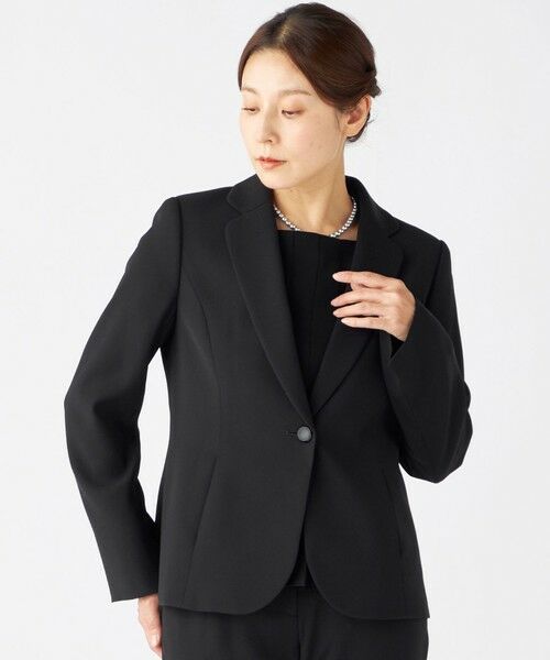 BLACK FORMAL / ブラックフォーマル テーラードジャケット | 【ゆったりサイズも】テーラードジャケット | 詳細2