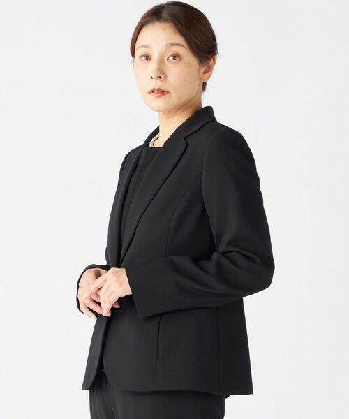 BLACK FORMAL / ブラックフォーマル テーラードジャケット | 【ゆったりサイズも】テーラードジャケット | 詳細3