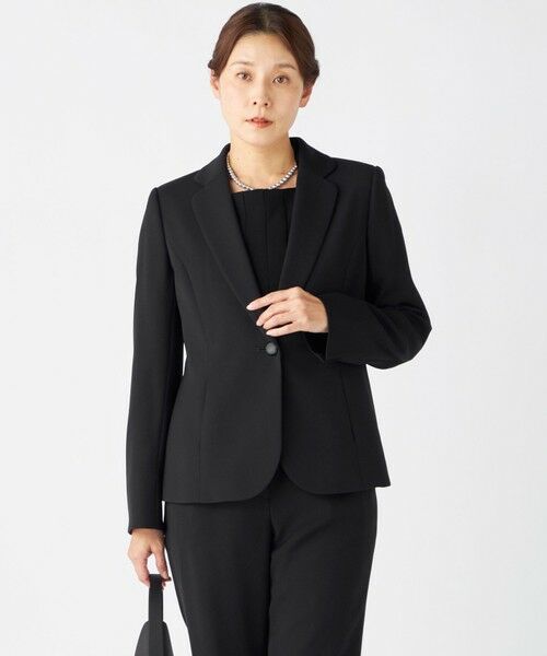 BLACK FORMAL / ブラックフォーマル テーラードジャケット | 【ゆったりサイズも】テーラードジャケット | 詳細4