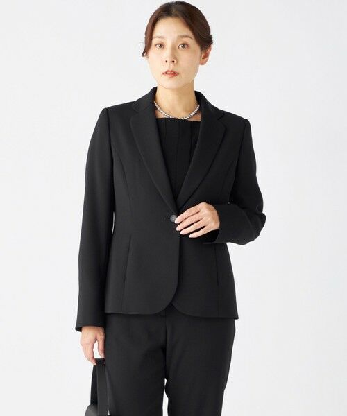 BLACK FORMAL / ブラックフォーマル テーラードジャケット | 【ゆったりサイズも】テーラードジャケット | 詳細6