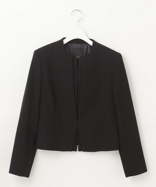 BLACK FORMAL / ブラックフォーマル セットアップ | ドビーボーダーリボン ジャケット+ワンピース | 詳細10