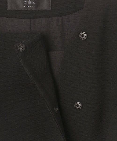 BLACK FORMAL / ブラックフォーマル セットアップ | ドビーボーダーリボン ジャケット+ワンピース | 詳細16
