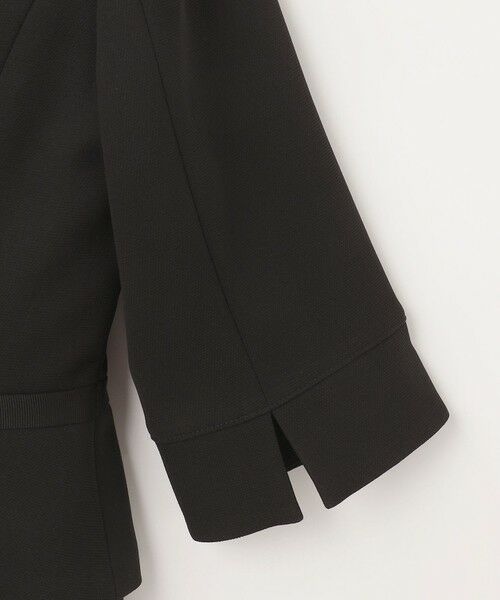BLACK FORMAL / ブラックフォーマル セットアップ | ドビーボーダーリボン ジャケット+ワンピース | 詳細18