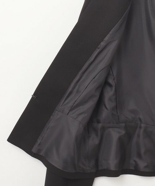 BLACK FORMAL / ブラックフォーマル セットアップ | ドビーボーダーリボン ジャケット+ワンピース | 詳細9