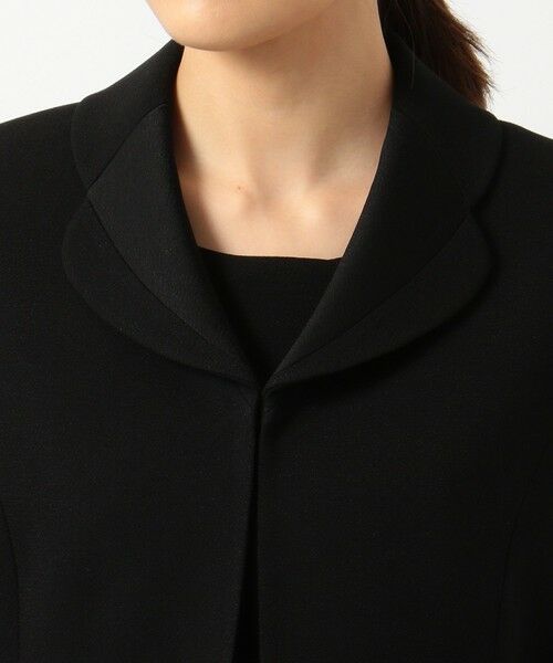 BLACK FORMAL / ブラックフォーマル その他トップス | 【高級トリアセテート素材】レベッカBSジョーゼット ジャケット+ワンピース | 詳細5