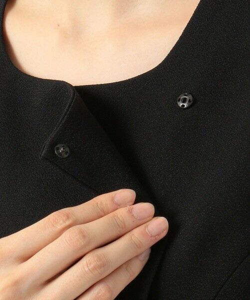 BLACK FORMAL / ブラックフォーマル その他トップス | 【高級トリアセテート素材】レベッカBSジョーゼット ジャケット+ワンピース | 詳細9