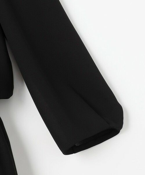 BLACK FORMAL / ブラックフォーマル その他トップス | ストレッチ梨地バックサテン ジャケット+ワンピース | 詳細14