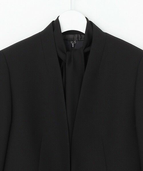 BLACK FORMAL / ブラックフォーマル その他トップス | ストレッチ梨地バックサテン ジャケット+ワンピース | 詳細2