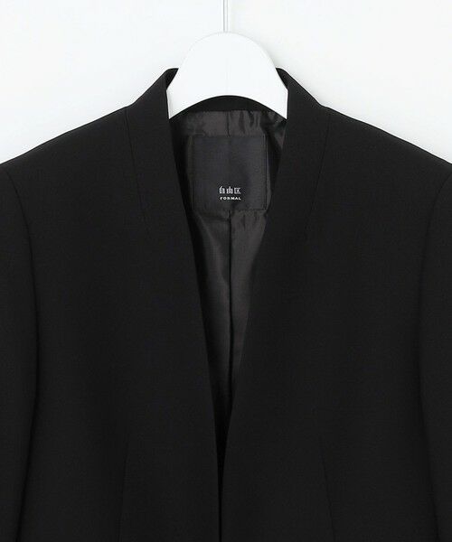 BLACK FORMAL / ブラックフォーマル その他トップス | ストレッチ梨地バックサテン ジャケット+ワンピース | 詳細5