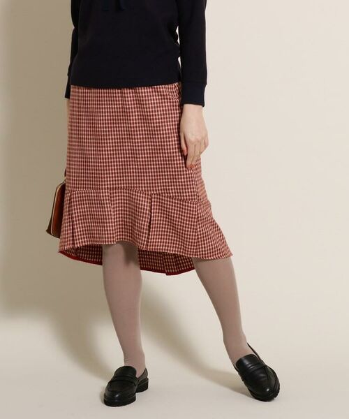 セール Web 一部店舗限定 Supreme La La 裾タック前後差スカート ミニ ひざ丈スカート Bon Mercerie ボン メルスリー ファッション通販 タカシマヤファッションスクエア