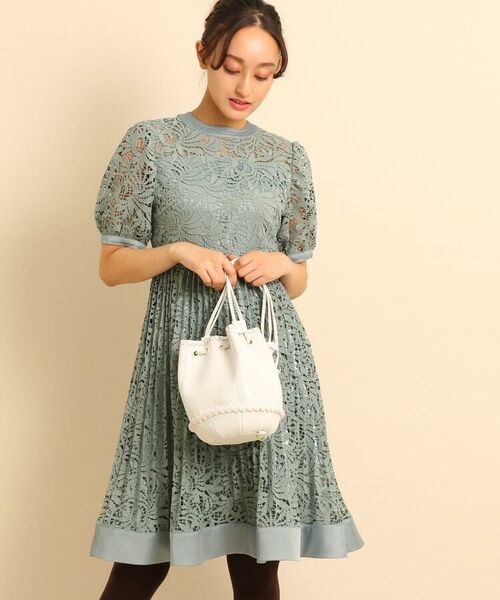 セール Dorry Doll レーシーフレアワンピース ミニ丈 ひざ丈ワンピース Bon Mercerie ボン メルスリー ファッション通販 タカシマヤファッションスクエア