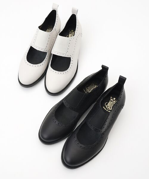 BONTRE / ボントレ パンプス | フロントゴアブローグシューズ | 詳細8