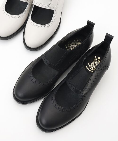 人気特価 品薄！ボントレ パンプス フロントゴアブローグシューズ 靴