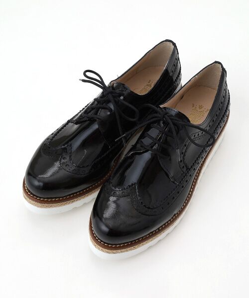 BONTRE / ボントレ フラットシューズ | ジュート厚底レースアップシューズ | 詳細1