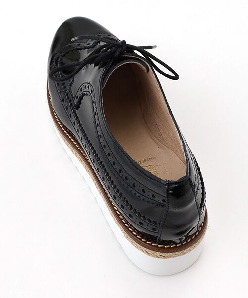 BONTRE / ボントレ フラットシューズ | ジュート厚底レースアップシューズ | 詳細5