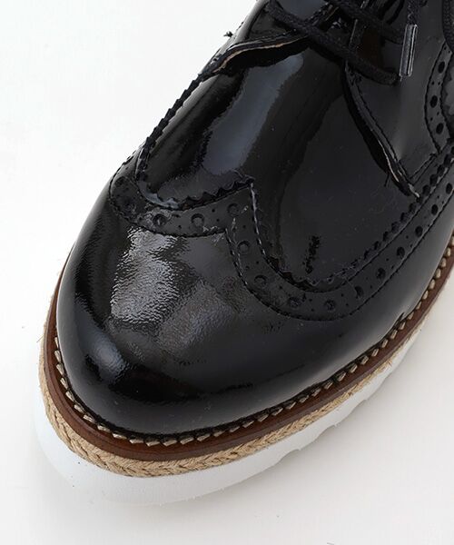 BONTRE / ボントレ フラットシューズ | ジュート厚底レースアップシューズ | 詳細7