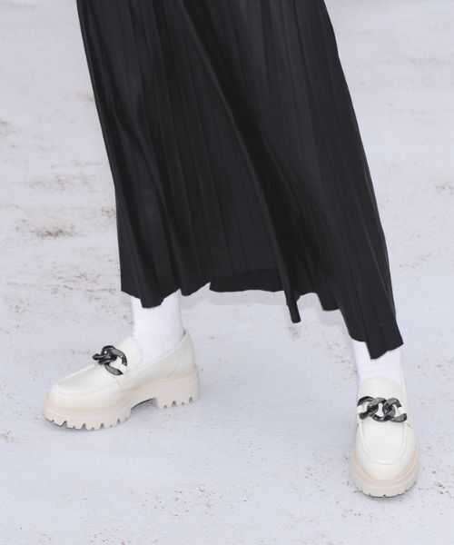 BONTRE/ボントレ 厚底チェーンローファー IV 24.5 BONTRE/ボントレ 厚底チェーンローファー IV 24.5