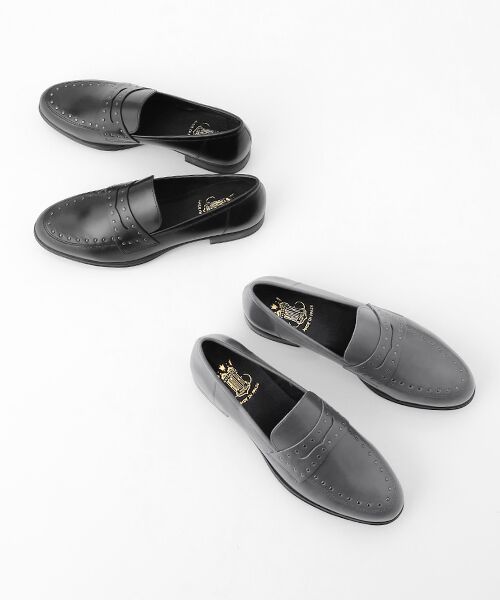 BONTRE / ボントレ パンプス | スタッズローファー（GY）