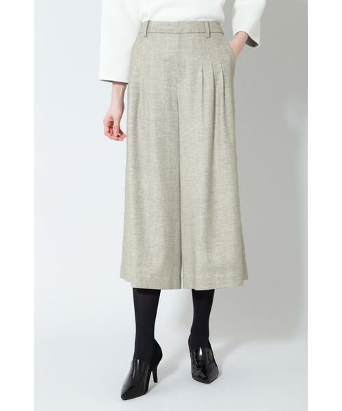 ◆ネップツィードタックワイドパンツ