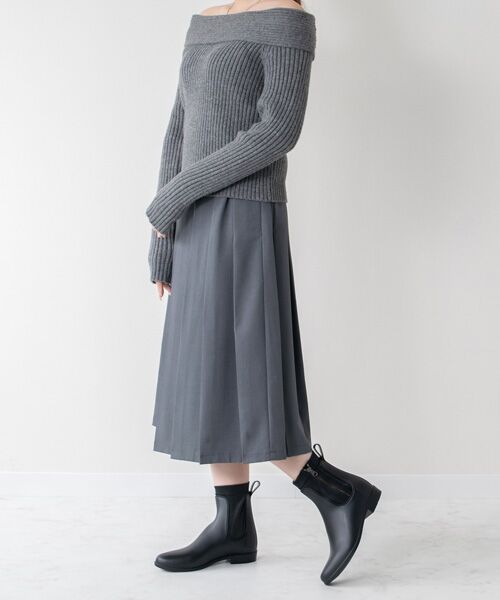 Bridget Birkin / ブリジットバーキン レインシューズ | 【BRIDGET BIRKIN】サイドファスナーレインブーツ | 詳細11