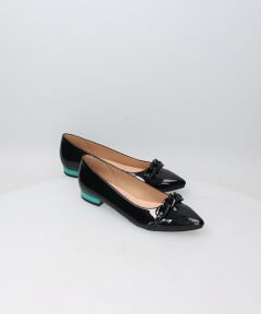 Bridget Birkin / ブリジットバーキン パンプス | 【BRIDGET BIRKIN】マーブルチェーンフラットパンプス