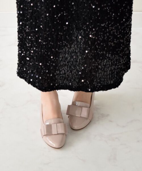 Bridget Birkin / ブリジットバーキン ビジネス・ドレスシューズ | 【Bridget Birkin】ヒールアップリボンローファー | 詳細12