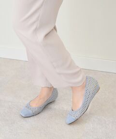 Bridget Birkin / ブリジットバーキン パンプス | 【BRIDGET BIRKIN】レースチュール切り替えパンプス