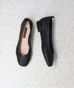 Bridget Birkin / ブリジットバーキン フラットシューズ | 【PARADIS COULEUR】スクエアトウメッシュパンプス