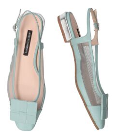 Bridget Birkin / ブリジットバーキン パンプス | 【PARADIS COULEUR】レザーオーナメントバックバンドパンプス