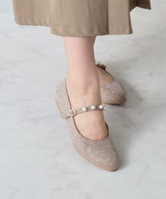 Bridget Birkin / ブリジットバーキン パンプス | 【BRIDGET BIRKIN】パールストラップメリージェーンパンプス