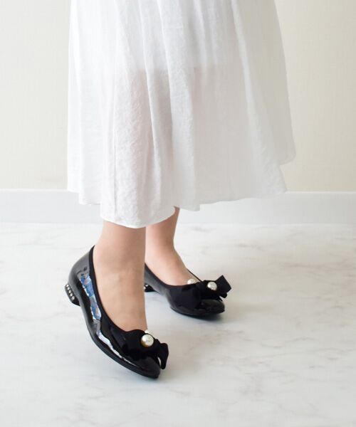 Bridget Birkin / ブリジットバーキン フラットシューズ | 【BRIDGET BIRKIN】ビッグパールリボンフラットシューズ | 詳細11