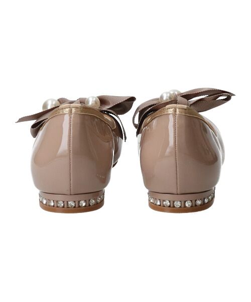 Bridget Birkin / ブリジットバーキン フラットシューズ | 【BRIDGET BIRKIN】ビッグパールリボンフラットシューズ | 詳細20
